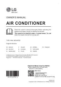Manual LG PM15SK Ar condicionado