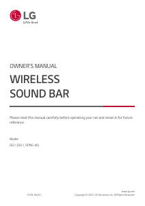 Manual LG DG1 Speaker