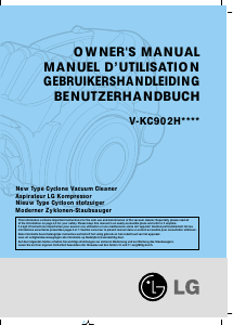 Bedienungsanleitung LG V-KC902HTQI Staubsauger