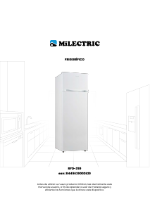 Manual de uso Milectric RFD-259 Frigorífico combinado