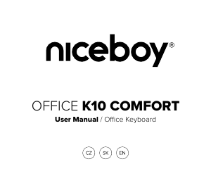 Manuál Niceboy OFFICE M10 Comfort Klávesnice