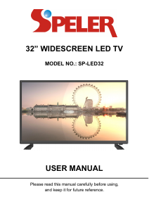 Bruksanvisning Speler SP-LED32 LED TV