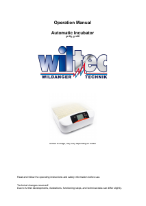 Manual Wiltec 51186 Incubator