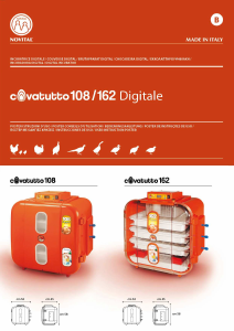 Handleiding Novital Covatutto 108 Digitale Broedmachine