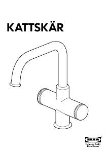 Návod IKEA KATTSKAR Vodovodná batéria