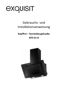 Bedienungsanleitung Exquisit KFD61-8 Dunstabzugshaube