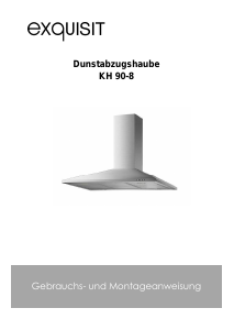 Bedienungsanleitung Exquisit KH 90-8 Dunstabzugshaube