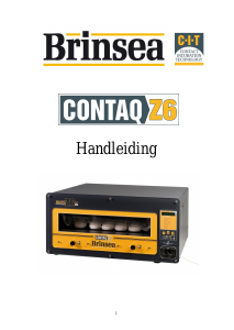 Handleiding Brinsea Contaq Z6 Broedmachine