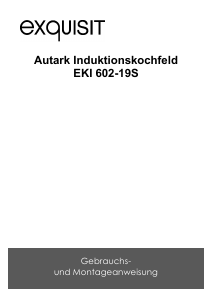 Bedienungsanleitung Exquisit EKI 602-19S Kochfeld