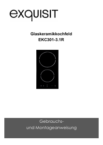 Bedienungsanleitung Exquisit EKC 301-3.1 Kochfeld