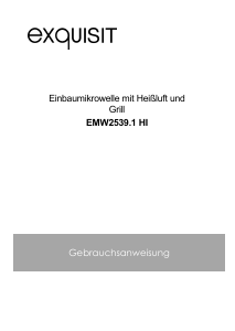 Bedienungsanleitung Exquisit EMW2539.1 Mikrowelle