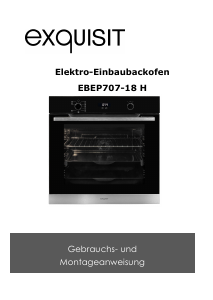 Bedienungsanleitung Exquisit EBEP 707-18 H Backofen