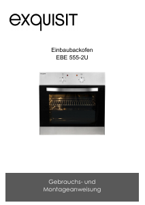 Bedienungsanleitung Exquisit EBE555-2 U Backofen