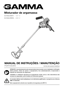 Manual Gamma G1962/BR2 Misturador