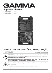 Manual Gamma G1935K/BR1 Soprador de ar quente