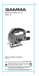 Manual Gamma G1940/BR2 Serra de recortes