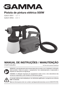 Manual Gamma G2821/BR1 Pistola de pintura