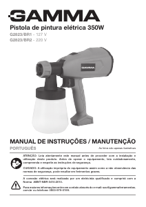 Manual Gamma G2823/BR1 Pistola de pintura