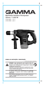 Manual Gamma G1951/BR2 Martelo perfurador