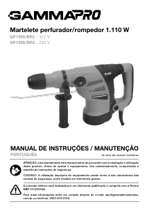 Manual Gamma GP1956/BR2 Martelo perfurador