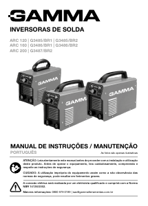 Manual Gamma G3487/BR2 Aparelho de soldar