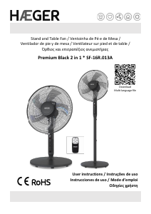 Mode d’emploi Haeger SF-16R.013A Ventilateur