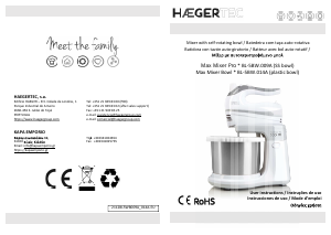Manual de uso Haeger BL-5BW.014A Batidora de pie