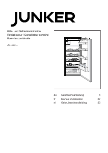 Mode d’emploi Junker JC20GCSE0 Réfrigérateur