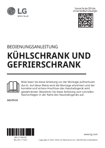 Bedienungsanleitung LG GSJV30DSXE Kühl-gefrierkombination
