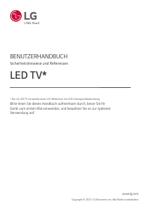 Bedienungsanleitung LG 75UR640S0ZD LED fernseher