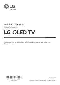 Manual LG OLED55BX9LB OLED Television