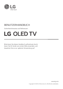 Bedienungsanleitung LG OLED55GX9LA OLED fernseher