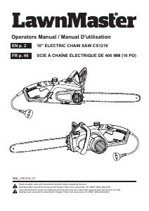 Handleiding LawnMaster CS1216 Kettingzaag