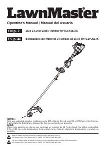 Manual LawnMaster NPTGSP2617A Grass Trimmer