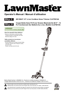 Manual LawnMaster CLGT6014A Grass Trimmer