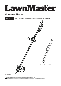 Manual LawnMaster CLGT4012K Grass Trimmer