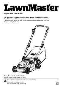 Handleiding LawnMaster CLMFR6018A 0802 Grasmaaier