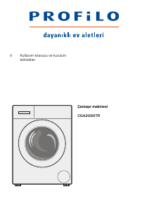 Kullanım kılavuzu Profilo CGA25200TR Çamaşır makinesi