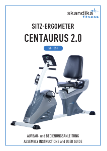 Manual Skandika SF-1051 Centaurus Exercise Bike