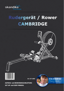 Manual Skandika SF-1650 Cambridge Rowing Machine