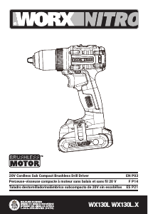 Handleiding Worx WX130L Schroef-boormachine