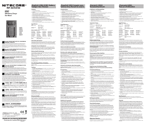 Manual de uso Nitecore USN2 Cargador de batería
