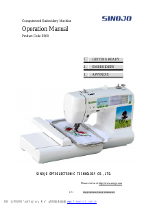 Manual Sinojo E900 Sewing Machine
