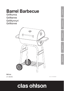 Handleiding Clas Ohlson 31-6040 Barbecue