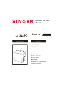 Handleiding Singer WT5113 Wasmachine