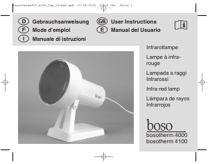 Manual de uso Boso Bosotherm 4000 Lámpara de infrarrojos