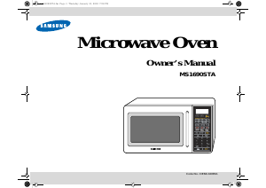 Handleiding Samsung MS1690STA Magnetron