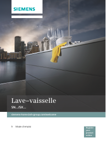 Mode d’emploi Siemens SN536S02GE Lave-vaisselle