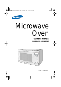 Handleiding Samsung MW830WA Magnetron