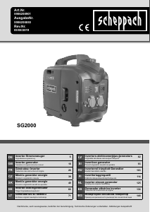 Bedienungsanleitung Scheppach SG2000 Generator